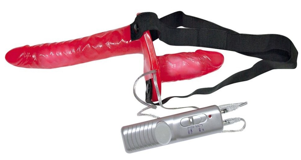 Страпон с вагинальной стимуляцией Orion Strap On Duo, телесный 5671590000 - Orion - Страпоны на трусиках и ремешках - Купить